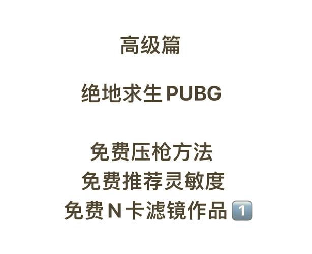 绝地求生压枪工具